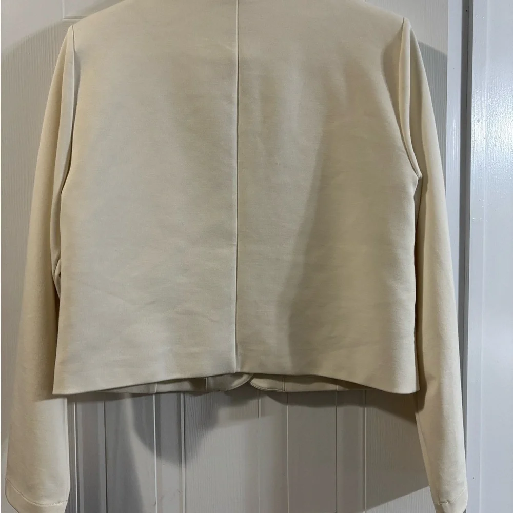 Michael Kors Cream Blazer and skirt with Gold Buttons